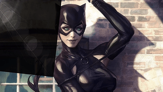 猫女屋顶 - DC Comics (Stanley Artgerm)