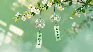 春日祈福风铃