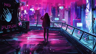 赛博朋克城市 科幻 - 无未来