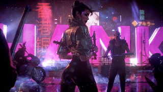 赛博朋克 女孩 2077