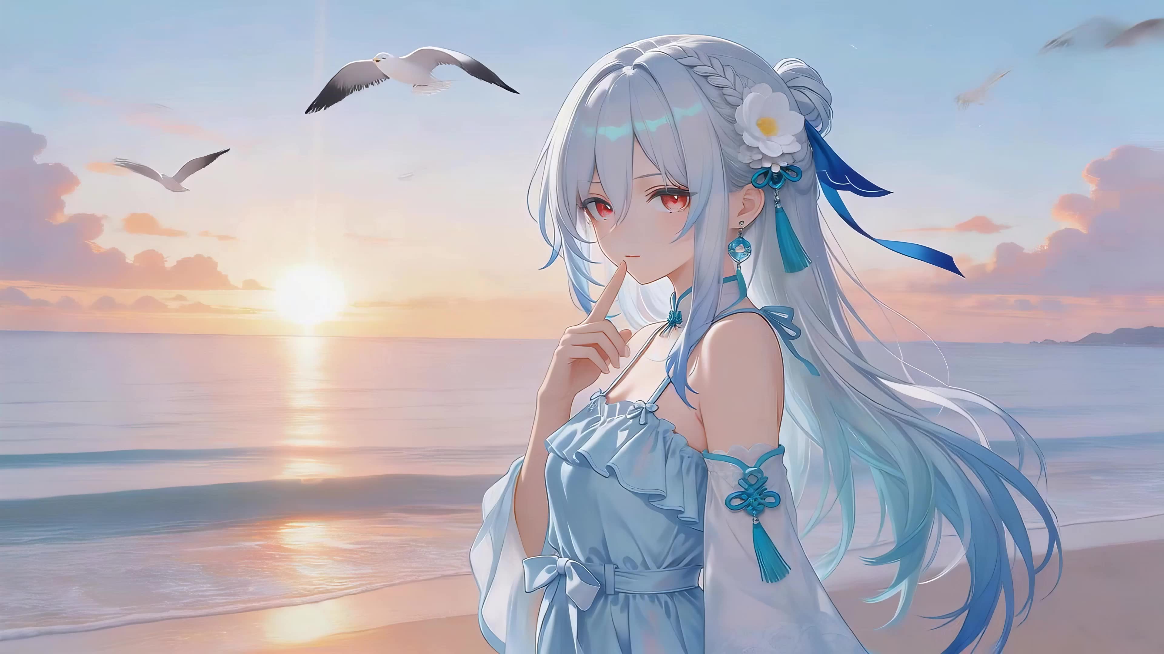海边女孩