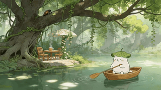 树下河流小萌宠