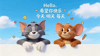 可爱的Tom和杰瑞
