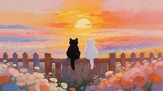 浪漫小猫