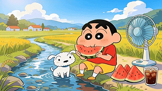 可爱童年乡村生活