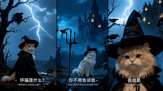 雨夜巫师坏猫