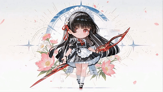 花间Q版双刀女仆少女