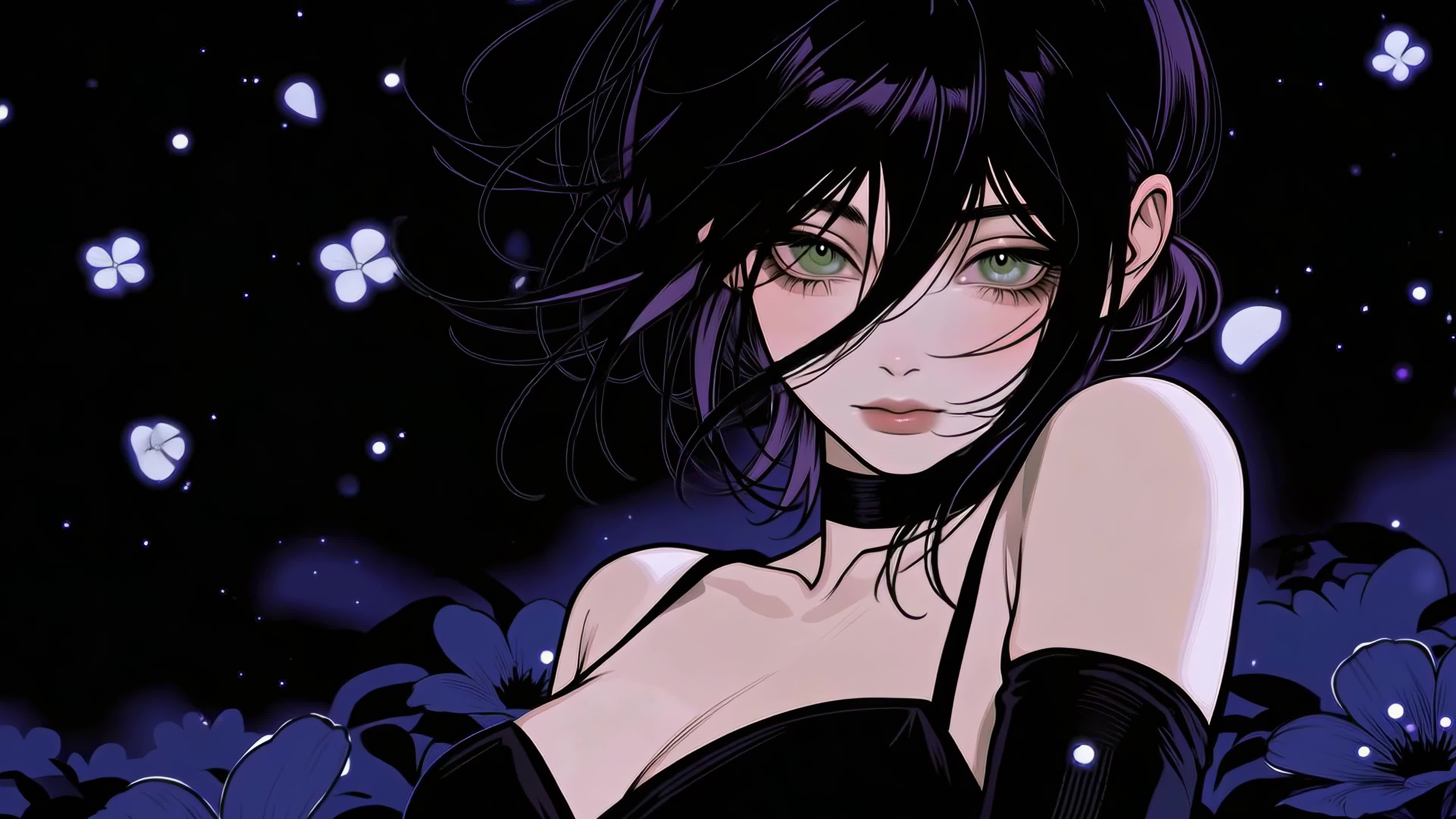 紫夜幽花少女