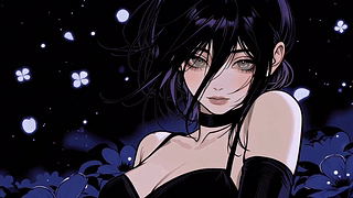 紫夜幽花少女