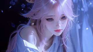 幽夜紫发少女