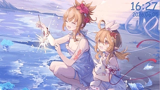 宵宫 可莉 夏日祭 动态壁纸 | 作者：OceanEyes