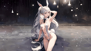 动漫女孩 兔女郎 兔女郎装