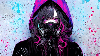动漫女孩涂鸦