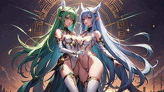 动漫少女 百合