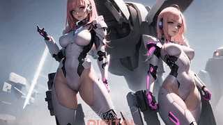 赛博动漫女孩