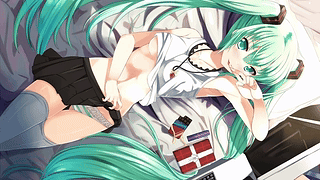 初音未来躺在床上