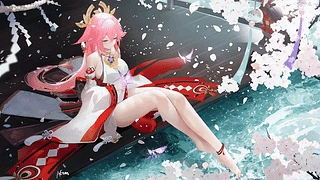八重神子 Yae Miko - Genshin Impact 动态壁纸 | 作者：✪ Pancake