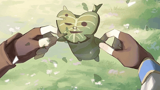 拿着链接的Korok