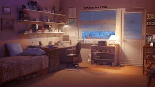 [4k HDR] 放松的日本房间 实时昼夜循环 by Becco38