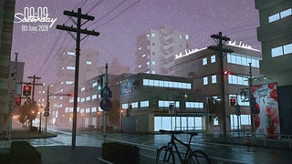 [8K HDR] 东京郊区街道昼夜循环 by Becco 38 and Mochizuki Fadhil 动态壁纸 | 作者：🌸B e c c o 3 8🌸