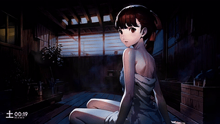 (实时循环) Kasumi Yoshizawa 前往东京桑拿 (Persona 5) [4k] by Becco38