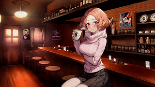 Haru 开了她的咖啡馆（Persona 5）[4k] by Becco38