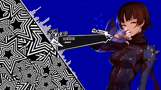 [Music Dialogue]  新島 真 Makoto Niijima from Persona 5 [4k HDR] by Becco38