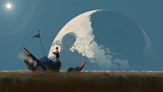 困在太空中