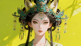 青韵古风狐耳美人