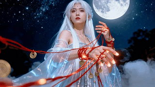 月夜白发仙姬