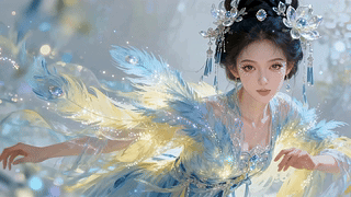 清羽流光古风美人