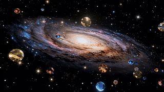 璀璨银河宝石星空
