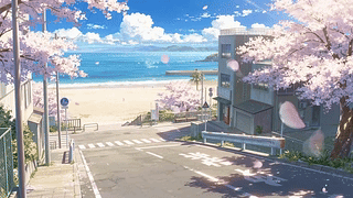 春日樱花海滨