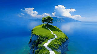 山上小树