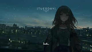 [ 女孩 雪 ] [ 4k ] 动态壁纸 | 作者：nikis.