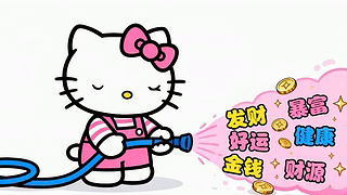 发财暴富好运健康金钱财源