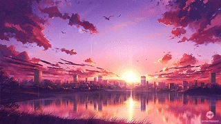 日落（动漫） 动态壁纸 | 作者：ROUM