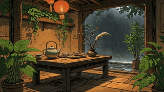 雨夜茶室