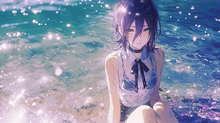 水色波光里的蕾塞