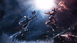 Thor VS Kratos 3840x2160 (4K)