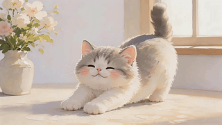 慵懒的猫咪