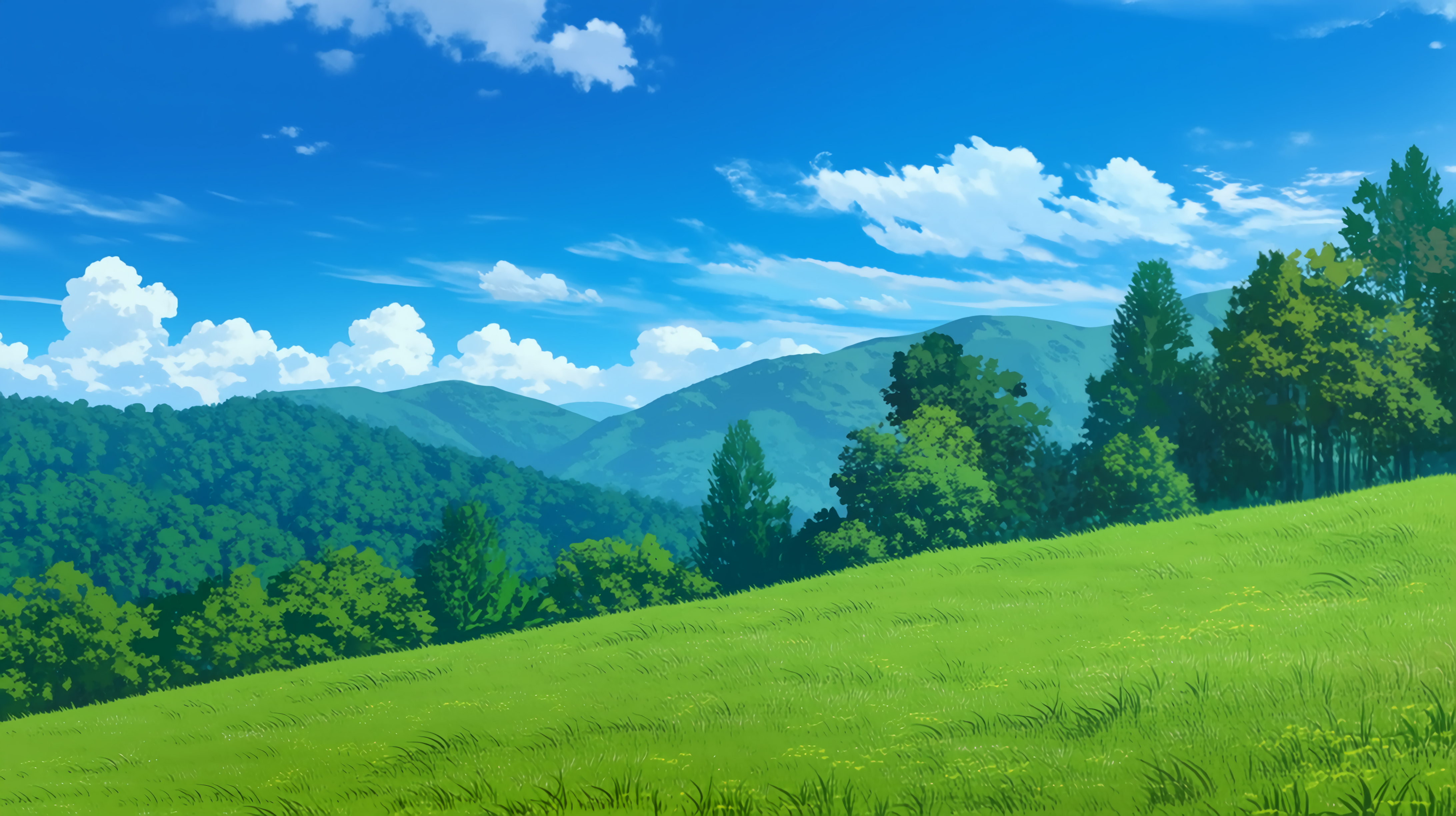 山川美丽自然风景