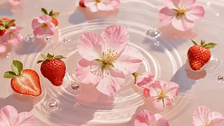 水漾粉花草莓