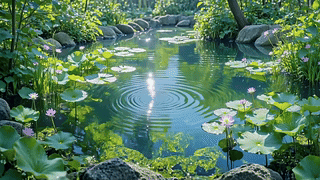 夏日清塘荷韵
