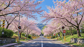 春日樱花公路