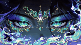 鎏金纹样神秘青瞳