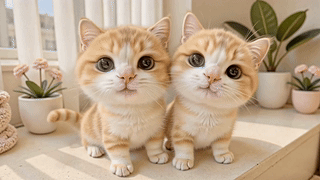 软萌橘色小奶猫