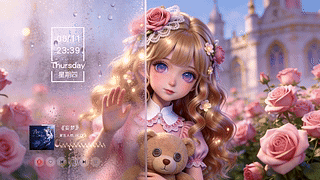 4K玻璃小公主-音/时版（可开关）