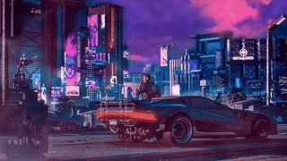 赛博朋克 2077 汽车动态壁纸 动态壁纸 | 作者：2ROS