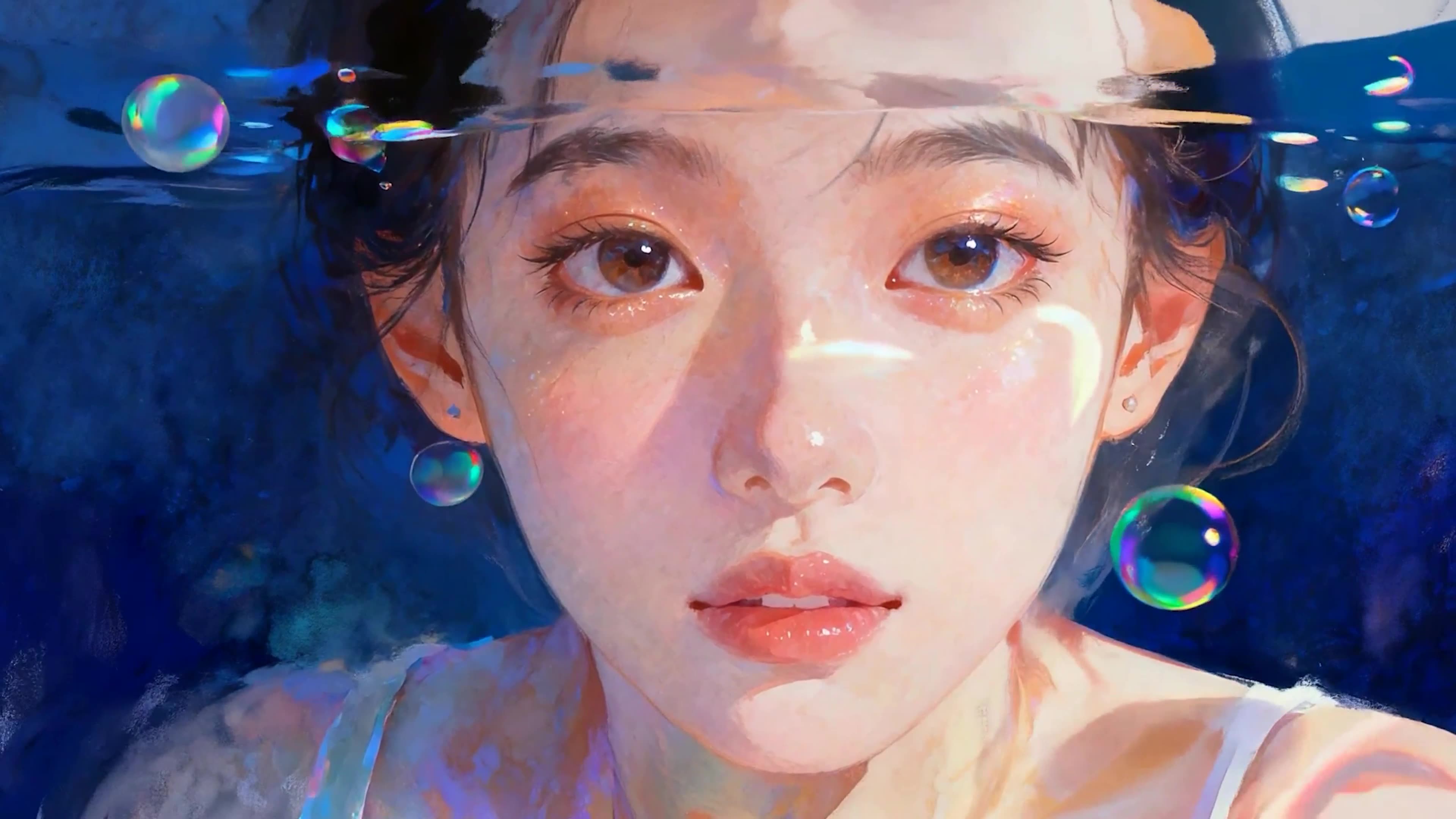 水中女孩